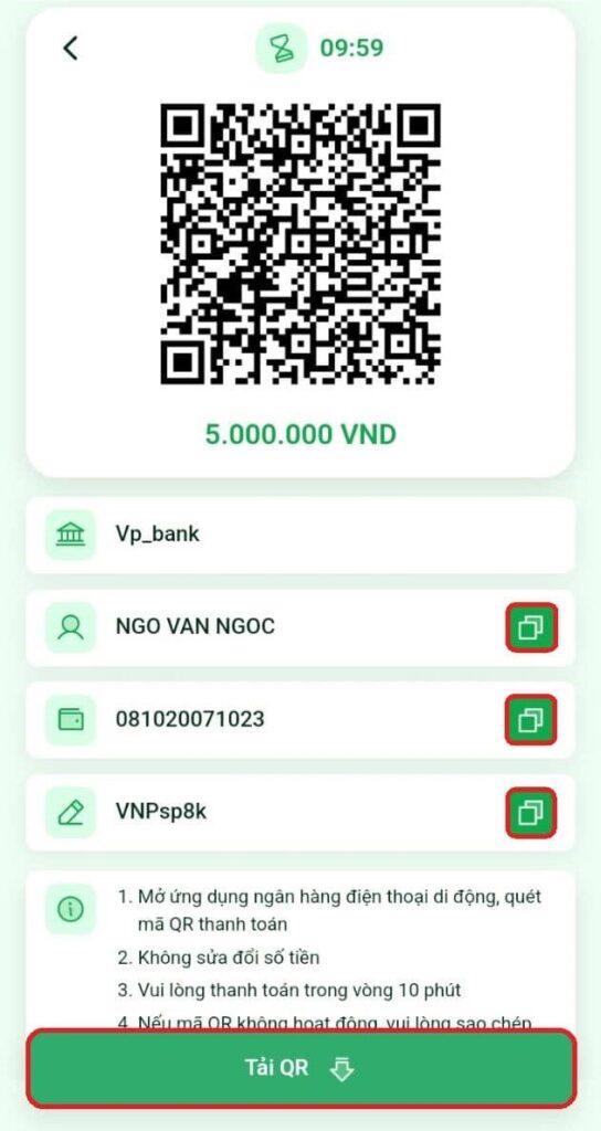 Lấy các thông tin Lấy các thông tin