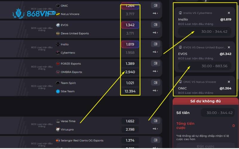 Hướng dẫn các bước đặt cược Mobile Legends Hướng dẫn các bước đặt cược Mobile Legends