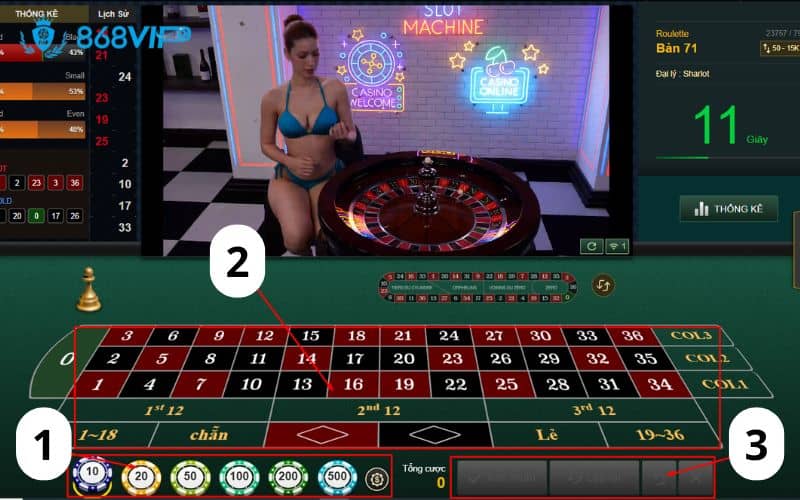 Hướng dẫn các bước đặt cược trò chơi roulette trực tuyến Hướng dẫn các bước đặt cược trò chơi roulette trực tuyến