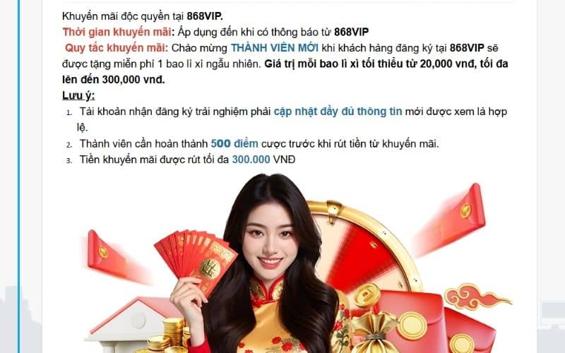 Nội dung khuyến mãi quà mừng thành viên mới Nội dung khuyến mãi quà mừng thành viên mới