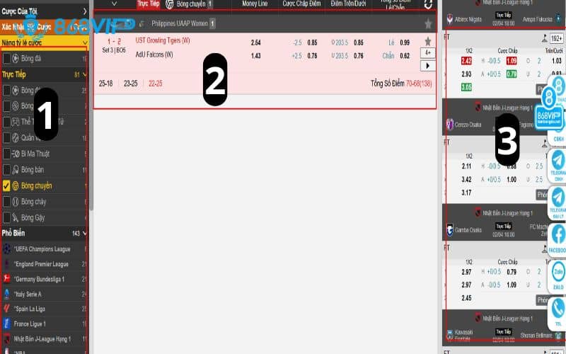 Xem qua giao diện để đặt cược dễ dàng Xem qua giao diện để đặt cược dễ dàng