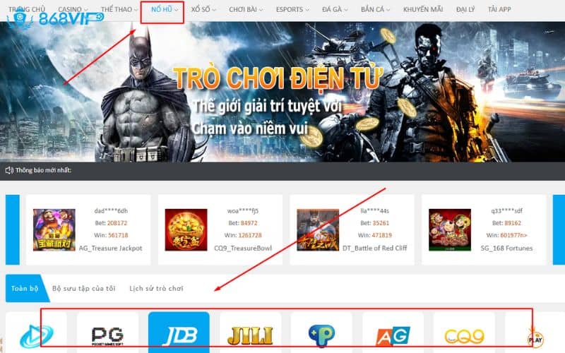 Các bước tham gia nổ hũ 868VIP Các bước tham gia nổ hũ 868VIP