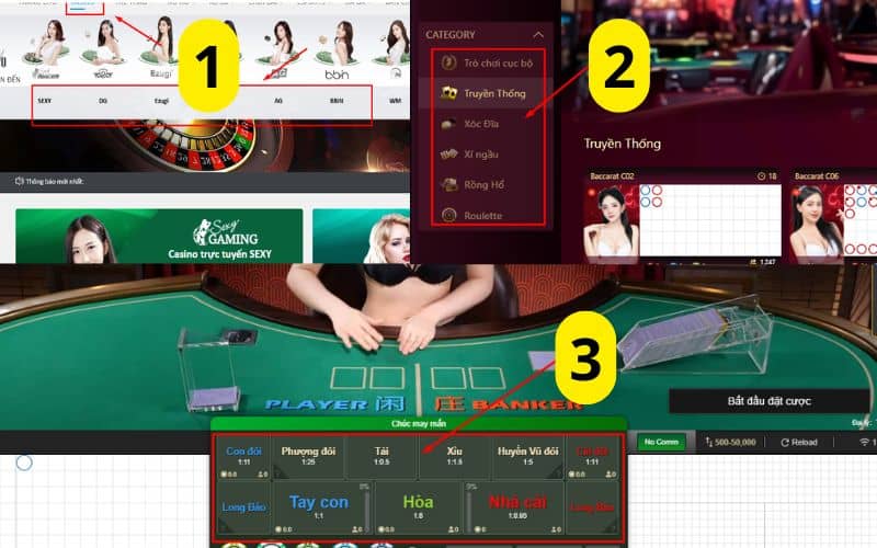 Hướng dẫn các bước tham gia casino 868VIP Hướng dẫn các bước tham gia casino 868VIP
