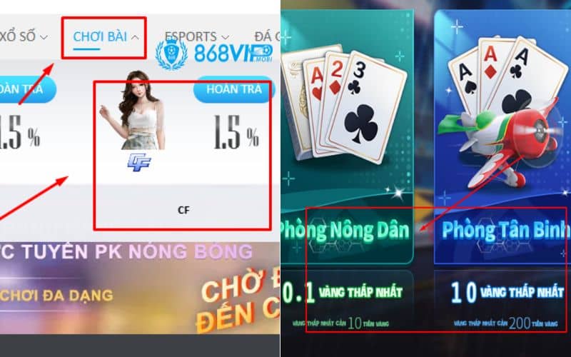 Hướng dẫn các bước tham gia game bài 868VIP Hướng dẫn các bước tham gia game bài 868VIP